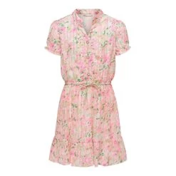 Robe Manches Courtes "KOGMONIQUE S/S TIE STRING DRESS CS PTM" KIDS ONLY