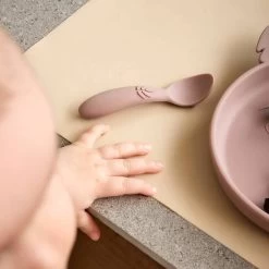 Set De 3 Cuillère En Silicone Rose "Ella"NUUROO