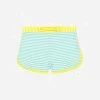 Short Anti-uv 6mois "Stripe" Green KI ET LA -Bébés Produits Magasin short anti uv 6mois stripe green ki et la