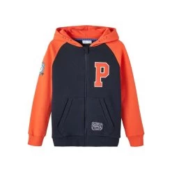 Sweat-shirt à Capuche Avec Fermeture éclair "NKMTULAS SWE CARD W HOOD BRU" NAME IT