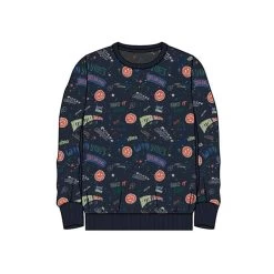 Sweat Manches Longues Avec Imprimé Répété "NMMBOBBI SWEAT UNB" NAME IT