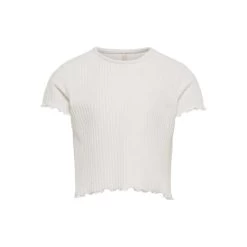 Top De Couleur Unie "KOGNELLA S/S O-NECK TOP NOOS JRS" KIDS ONLY