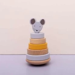 Tour à Empiler En Bois "Mrs. Mouse" TRIXIE 7 Tour à Empiler En Bois "Mrs. Mouse" TRIXIE -Bébés Produits Magasin tour a empiler en bois mrs mouse trixie 2