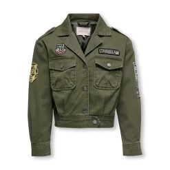 Veste Col Italien "KOGSTINE SHORT BADGES JACKET OTW" KIDS ONLY
